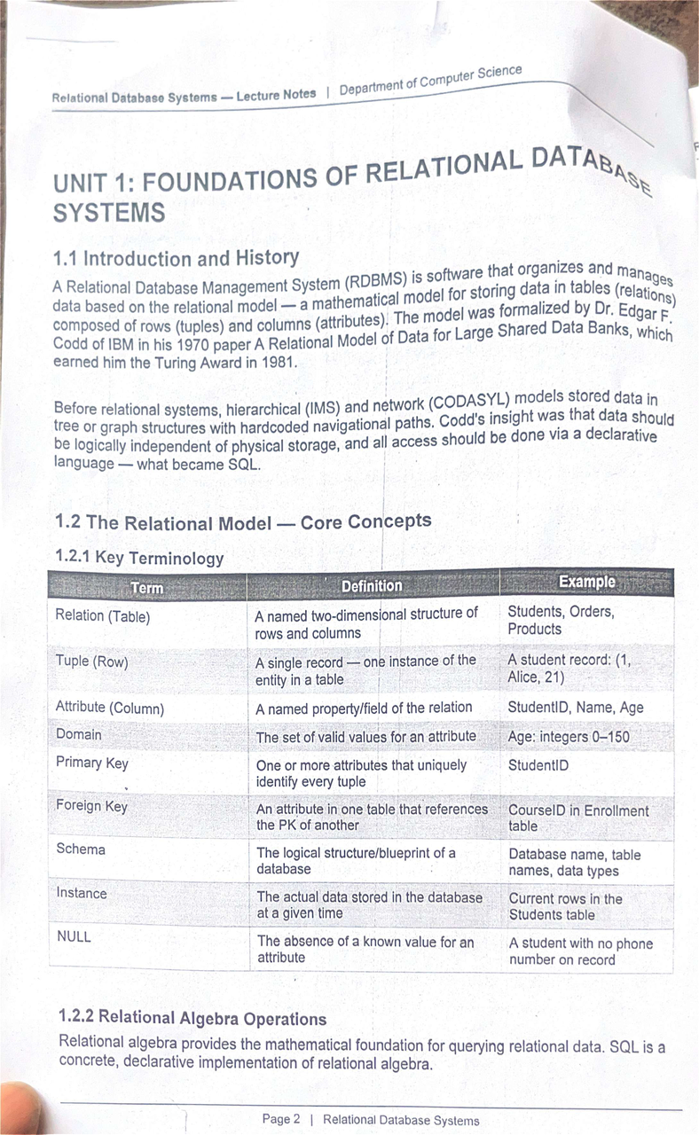 Excerpt showing core terms