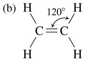 Lewis structure and trigonal planar shape