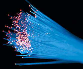 Cluster of optical fibers