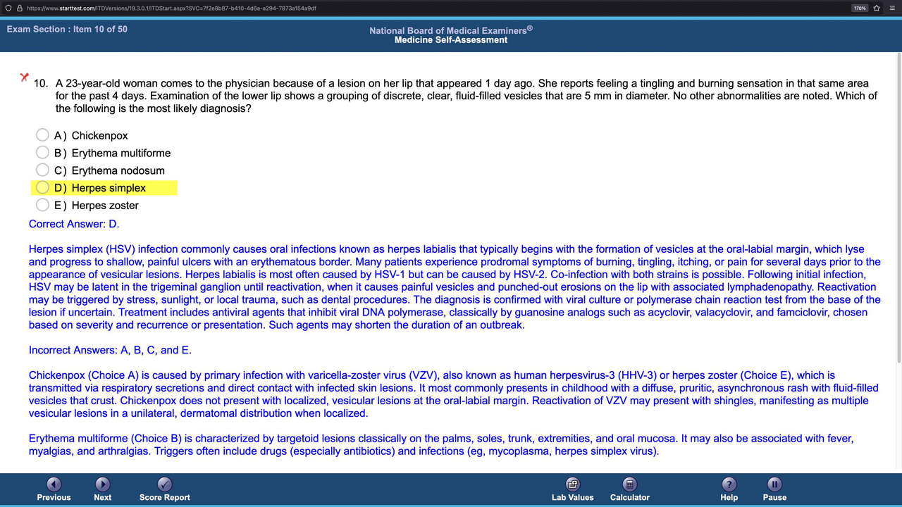 Diagnosis of Oral Lesions