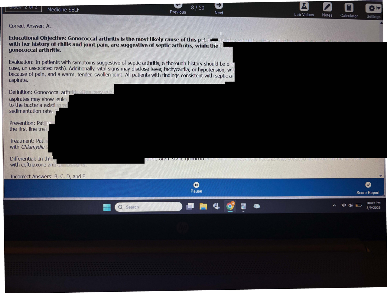 Gonococcal arthritis slide