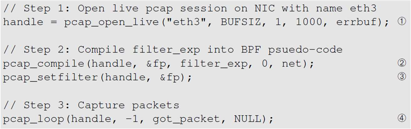 pcap code example