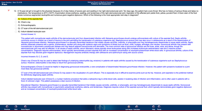 medical exam question