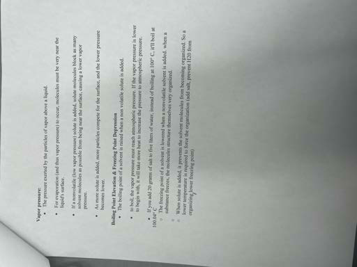 Vapor Pressure and Phase Changes