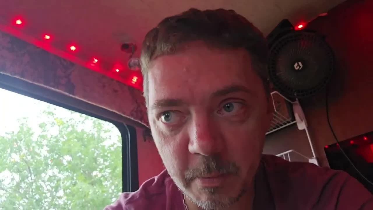 Storm Watching and Gaming Setup in RV