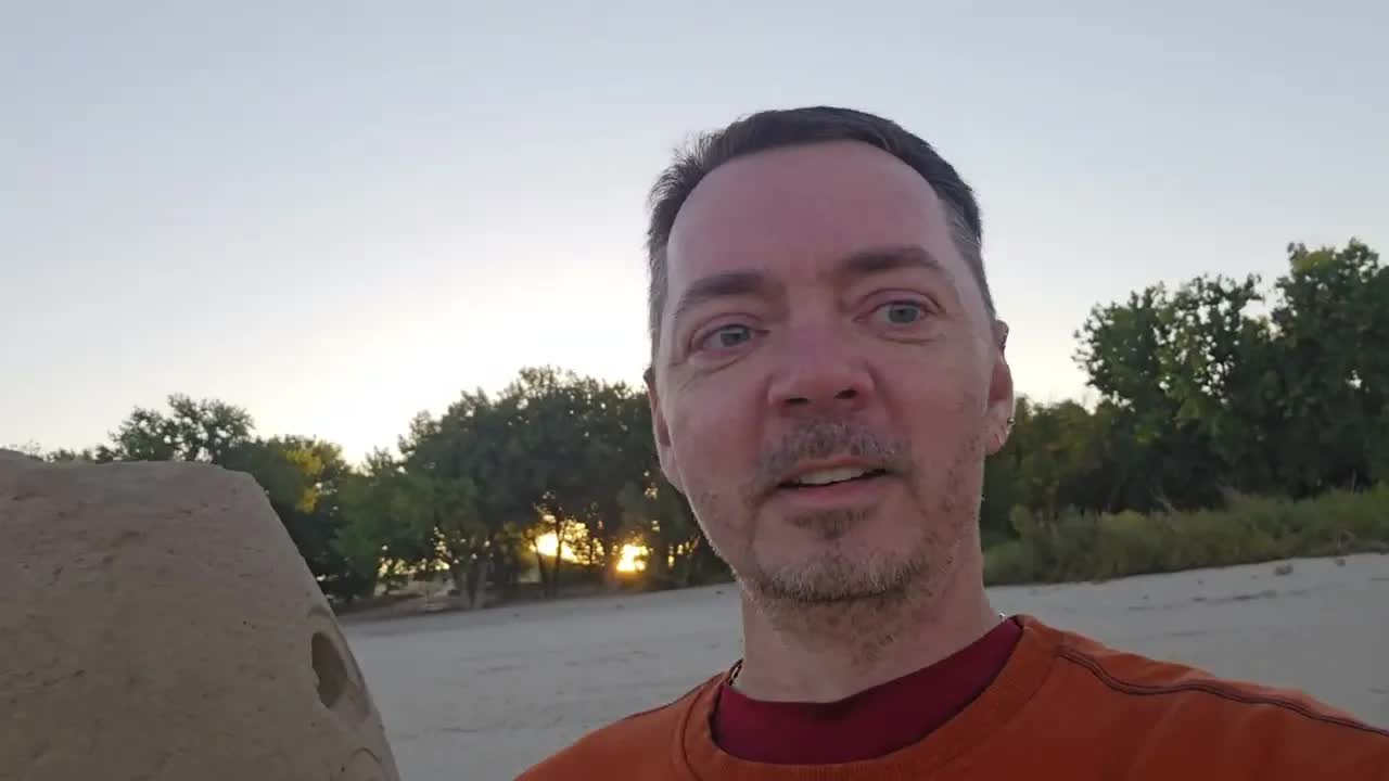 Morning Walk and Lake Exploration at Campground