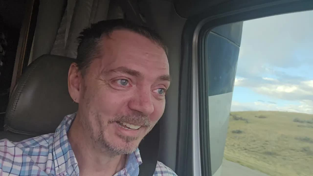 Wyoming to Idaho Morning Drive with RV