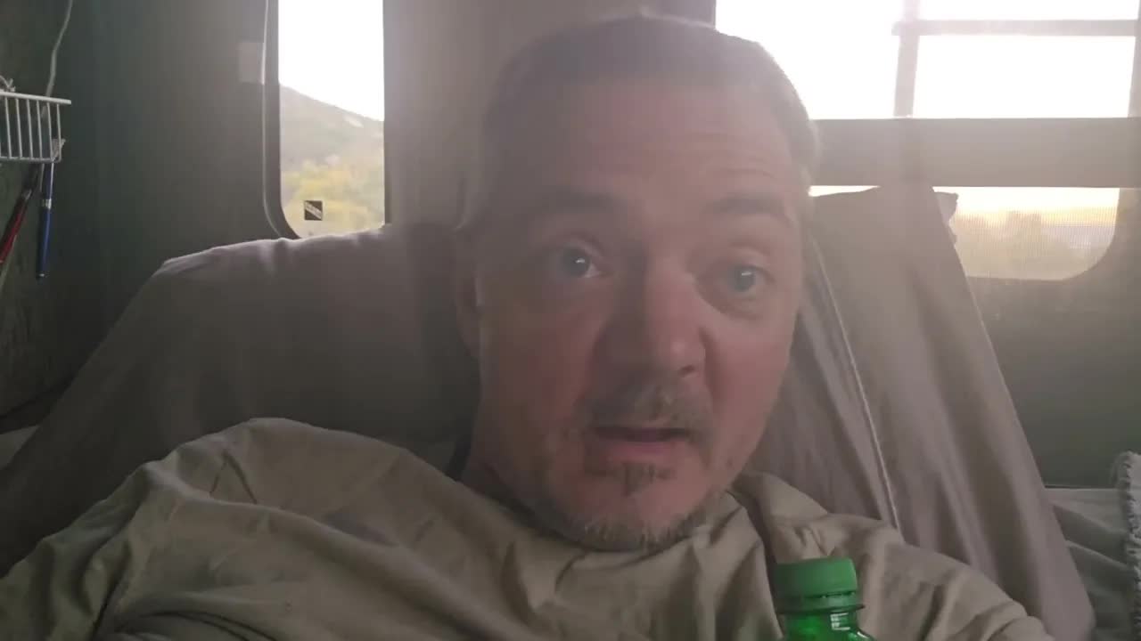 Morning RV Power Management on Mountain