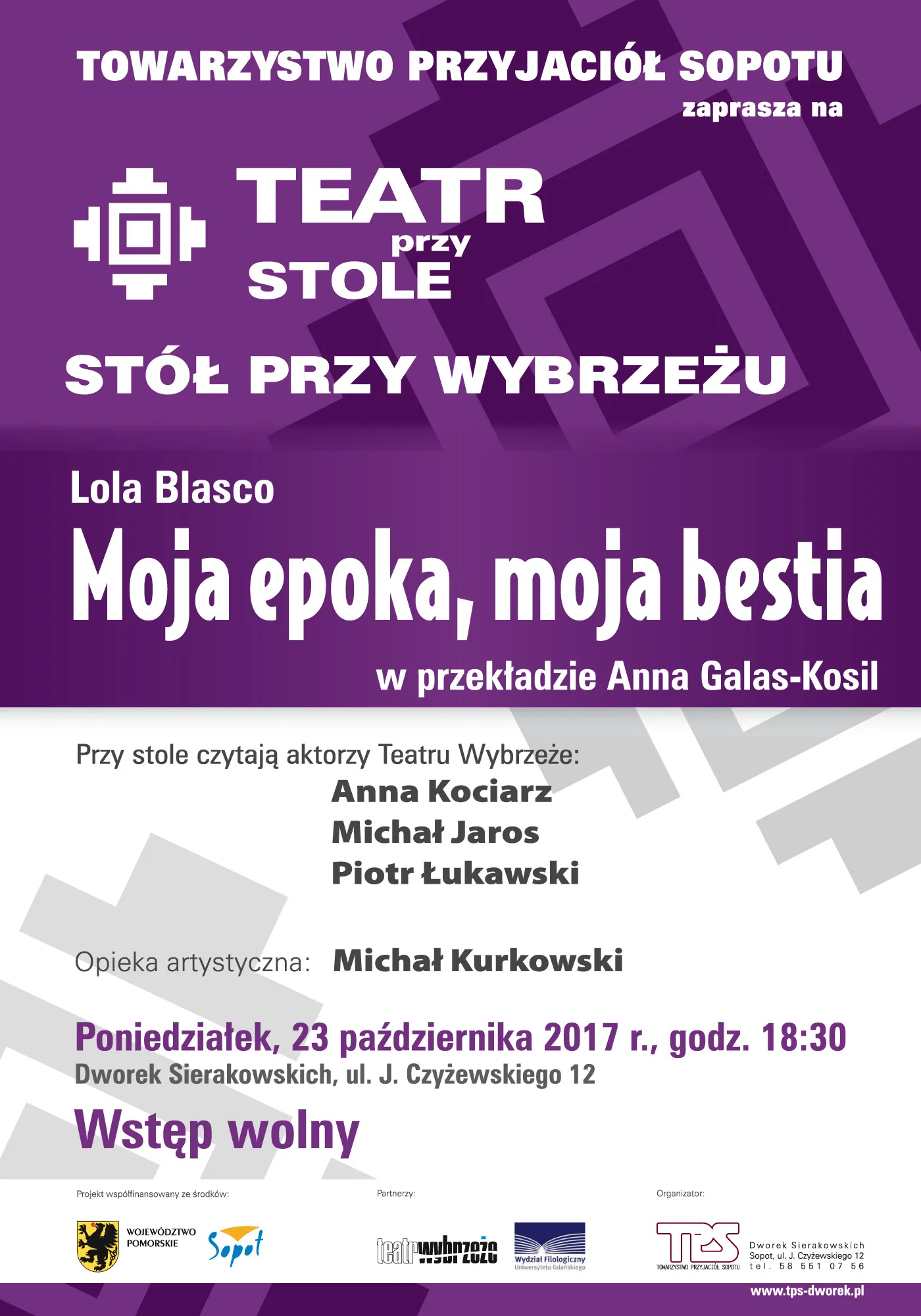 Dziesiąta odsłona projektu Teatr przy Stole/Stół przy Wybrzeżu