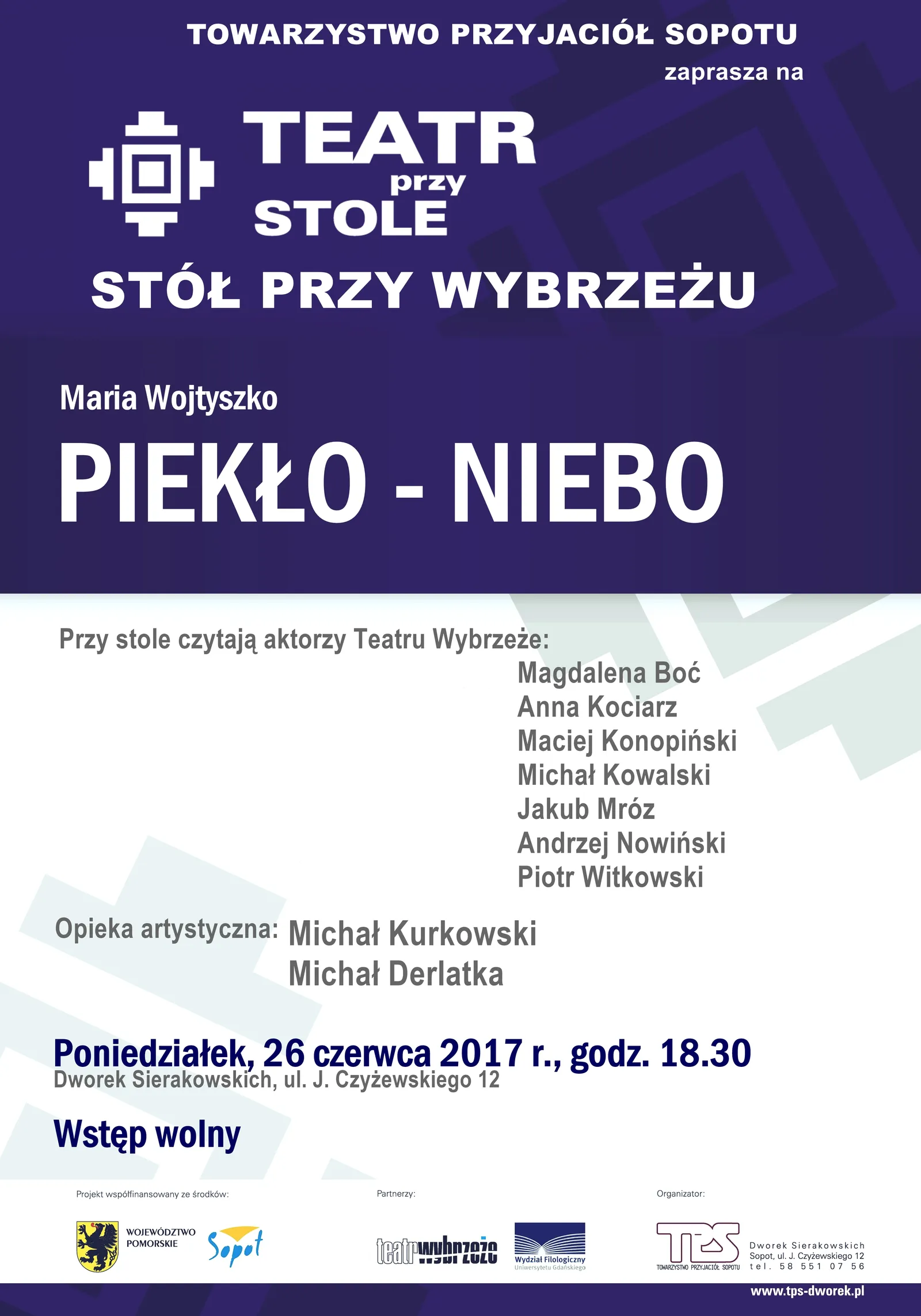 Dziewiąta odsłona projektu Teatr przy Stole/Stół przy Wybrzeżu