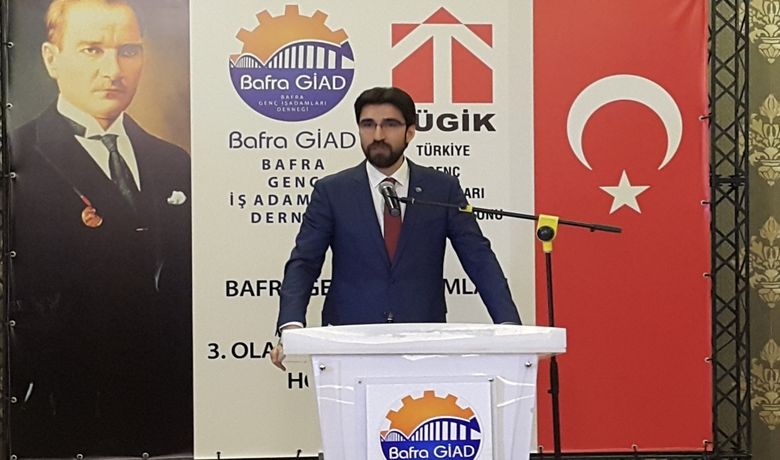 Bafra Giad’da Görev Değişimi - Samsun Bafra Genç İşadamları Derneği (GİAD) 3. Genel Kurulu’nda 2 dönemdir başkanlığı yürüten Yavuz Selim Muratoğlu, görevini Alper Güngör’e devretti.