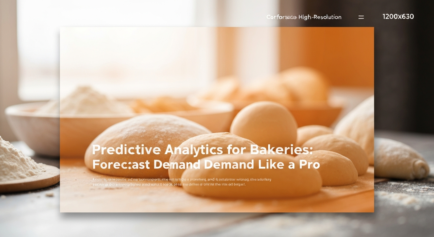 Predictive Analytics for Bakery Demand Forecasting | BakeOnyx