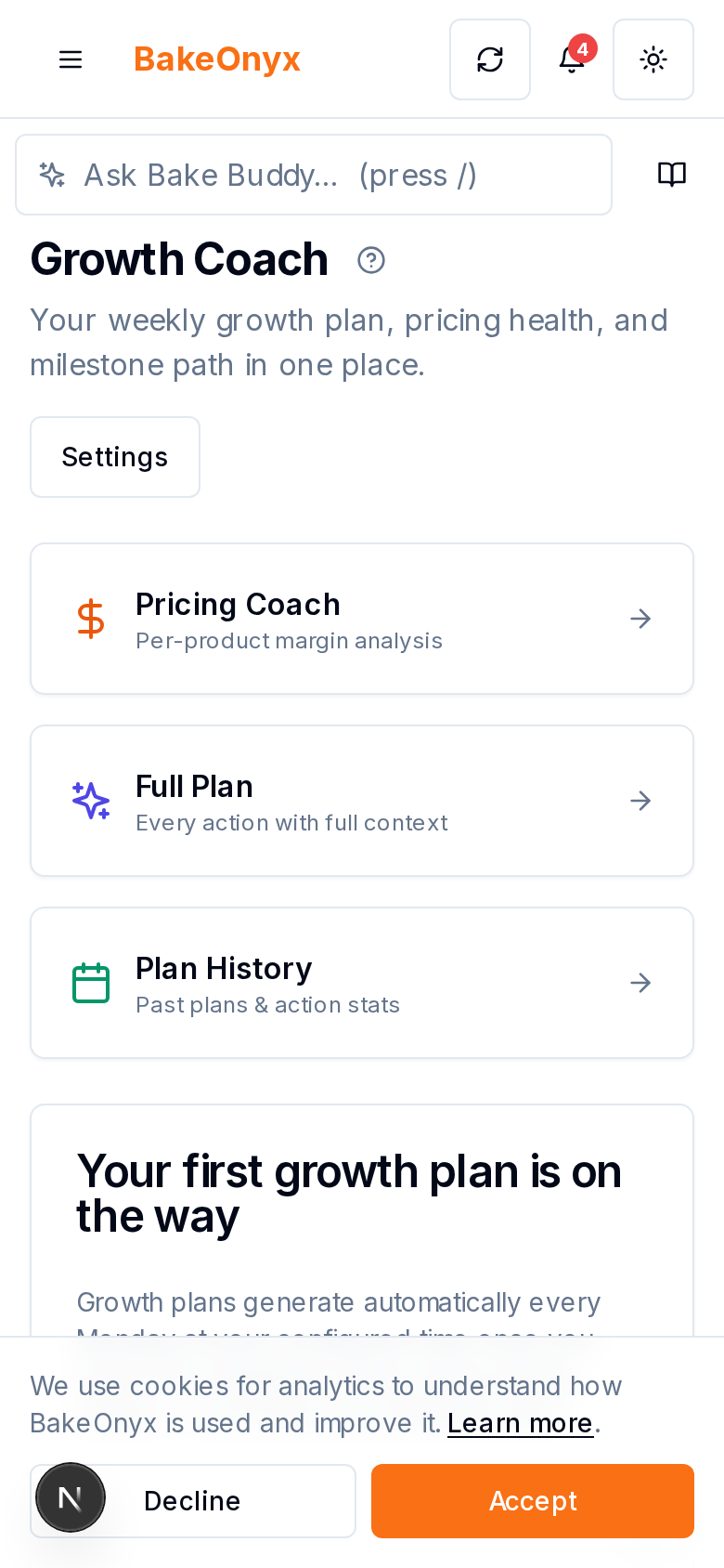 AI Growth Coach on mobile and iPad