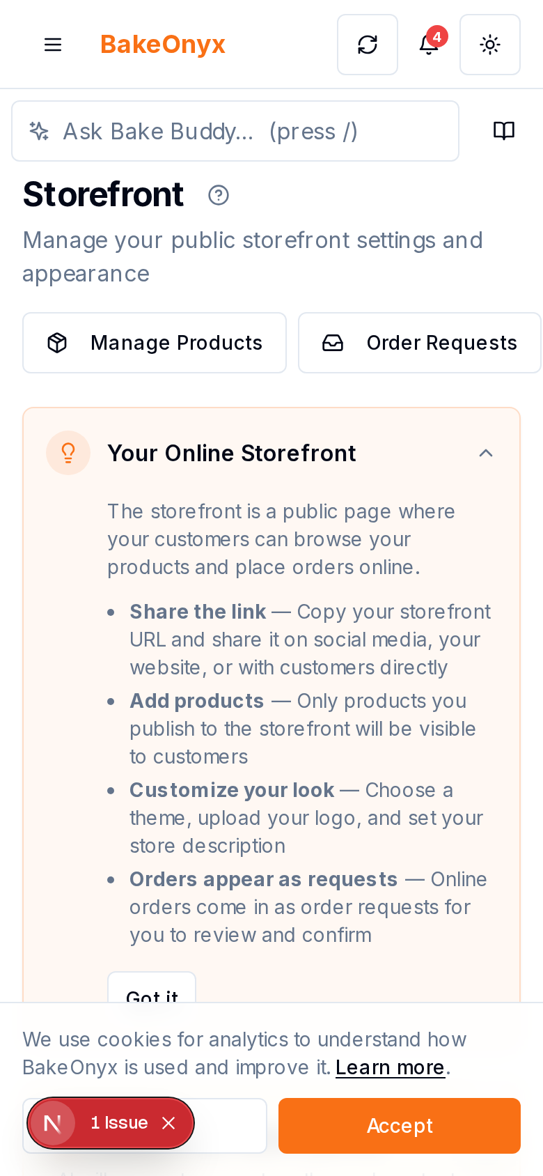Online Store on mobile and iPad