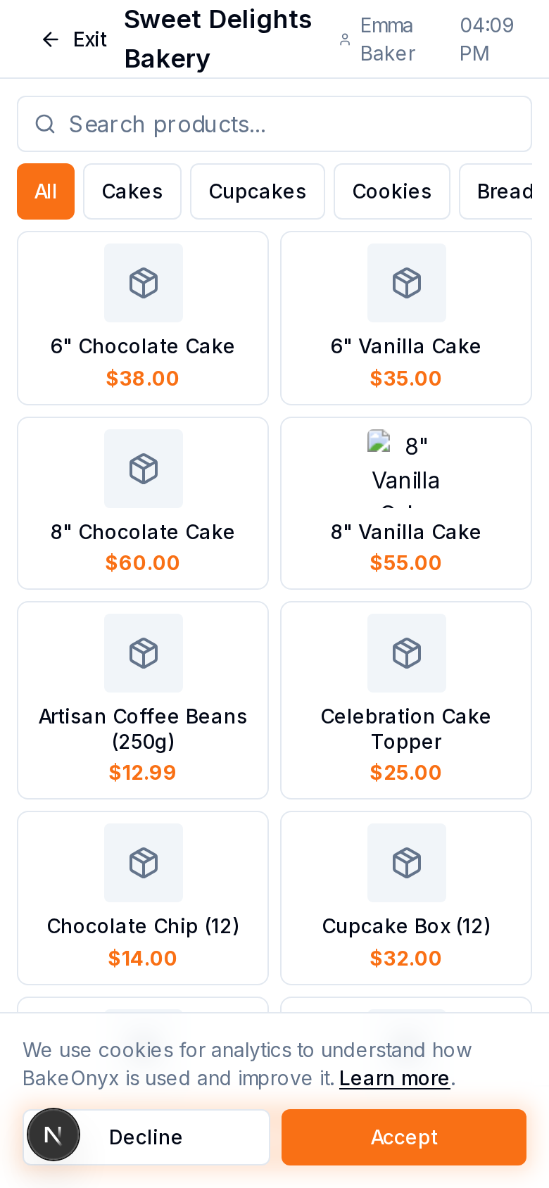 Point of Sale on mobile and iPad