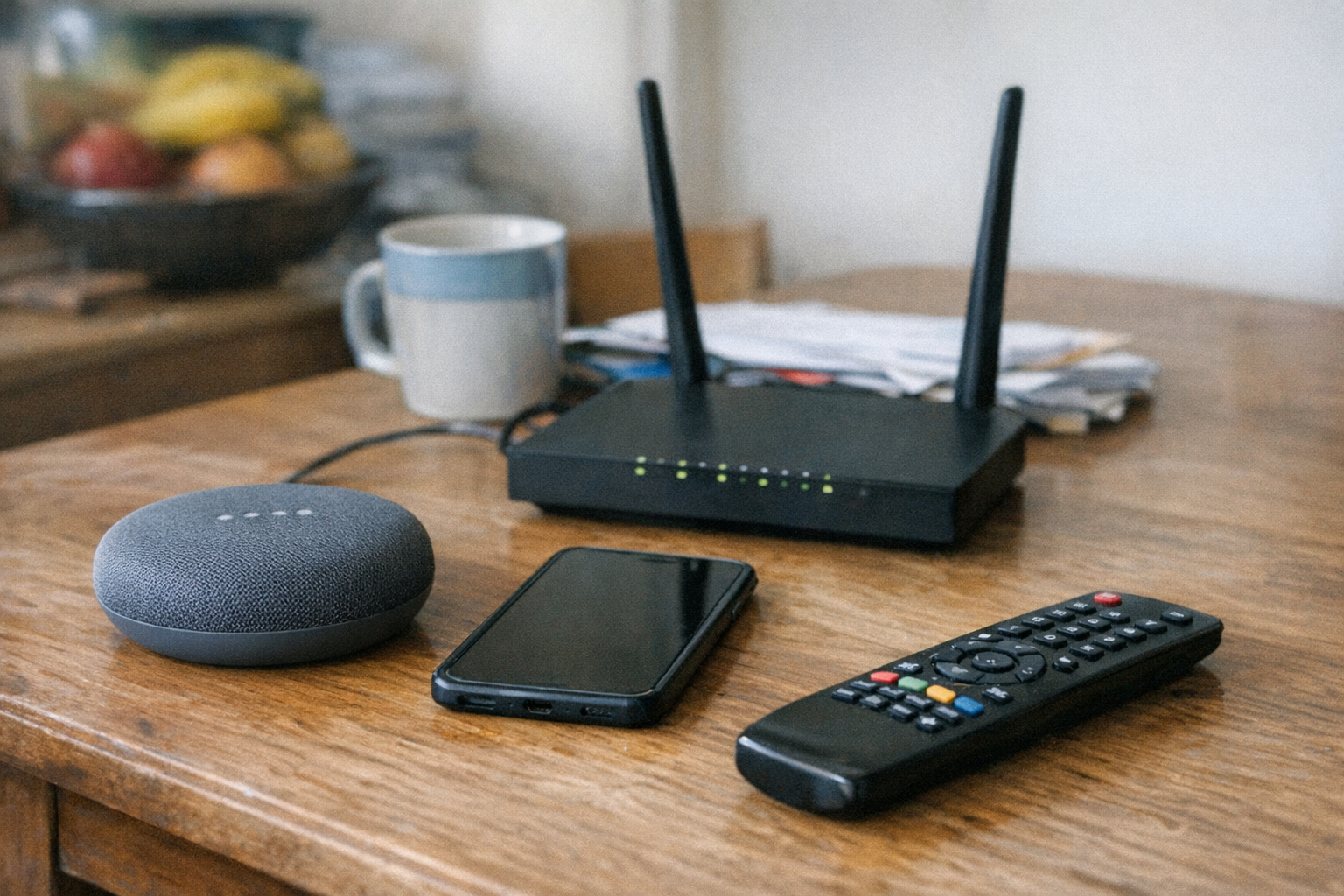 Smart home devices showing voice tech shift