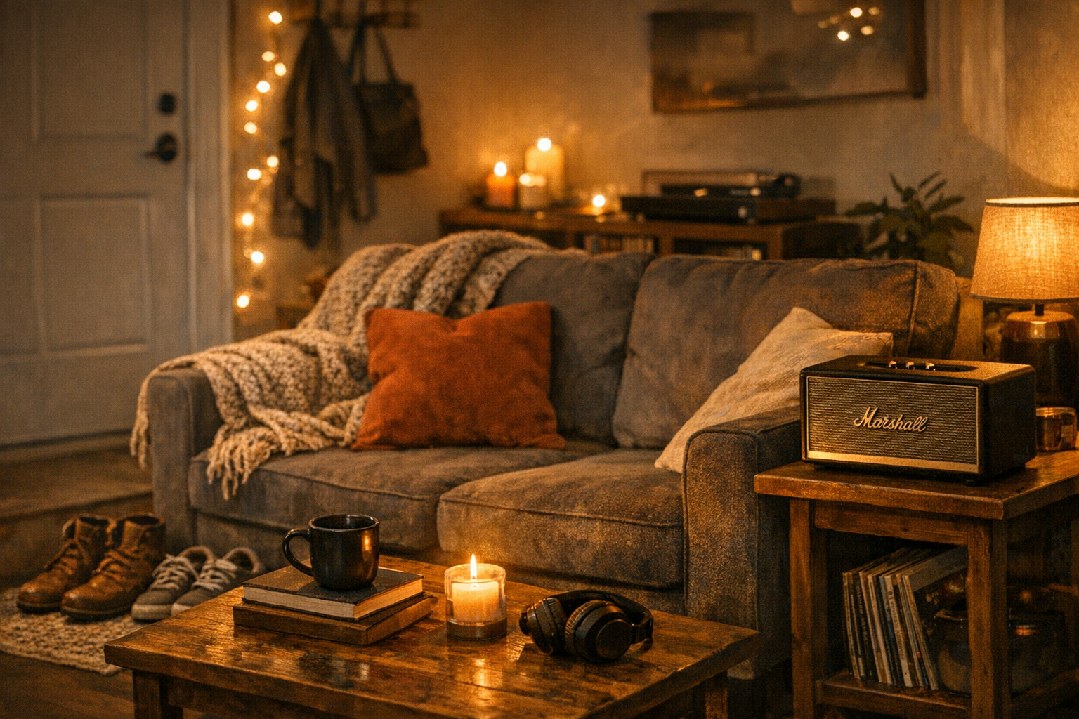 Quiet connected apartment at the end of the day