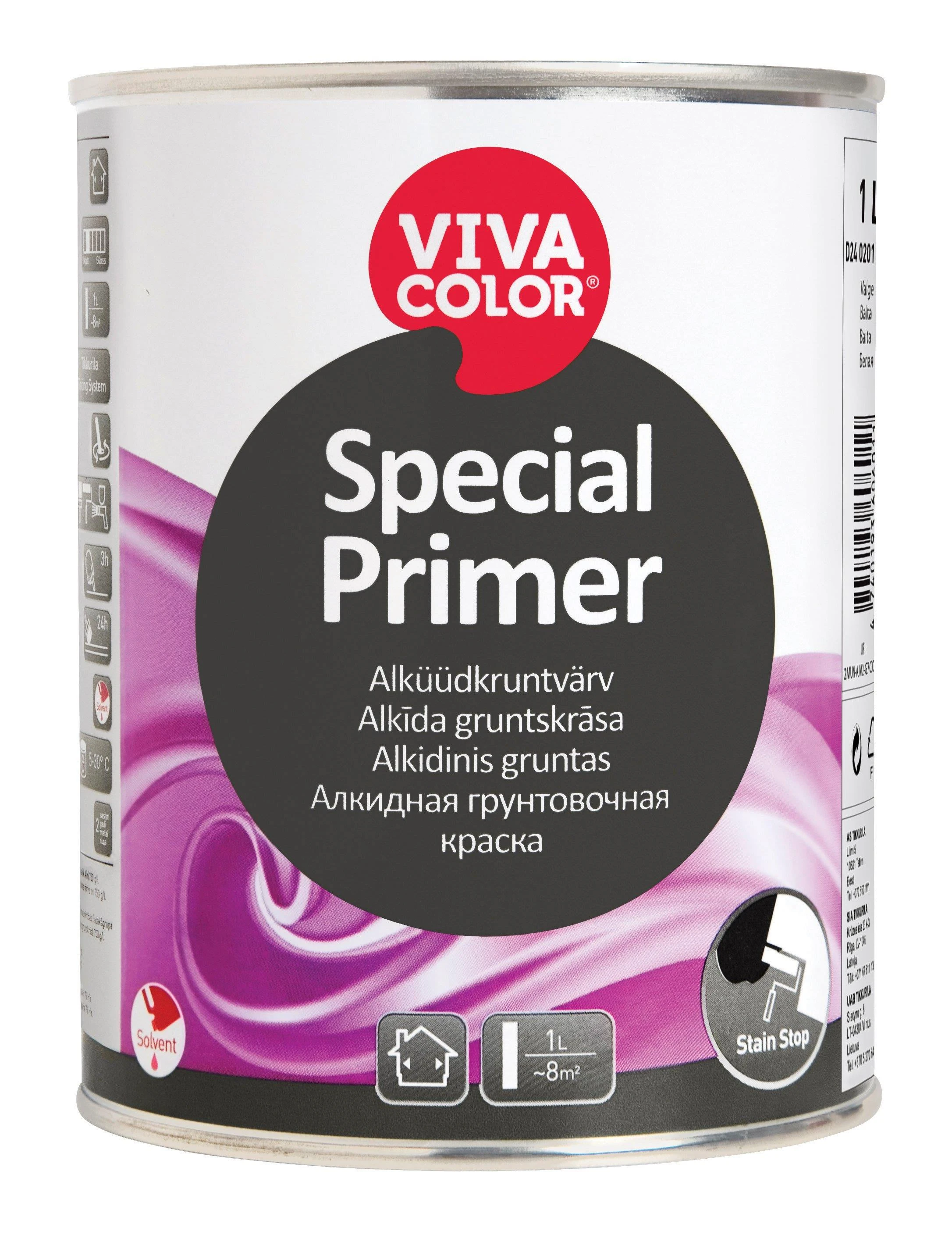 VIVACOLOR Grunts Vivacolor Special Primer, balta