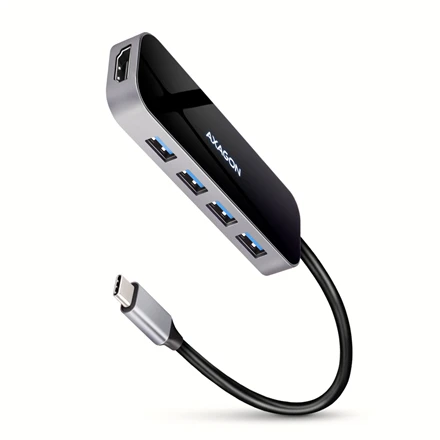 AXAGON I/O HUB USB-C 6IN1/0.2M