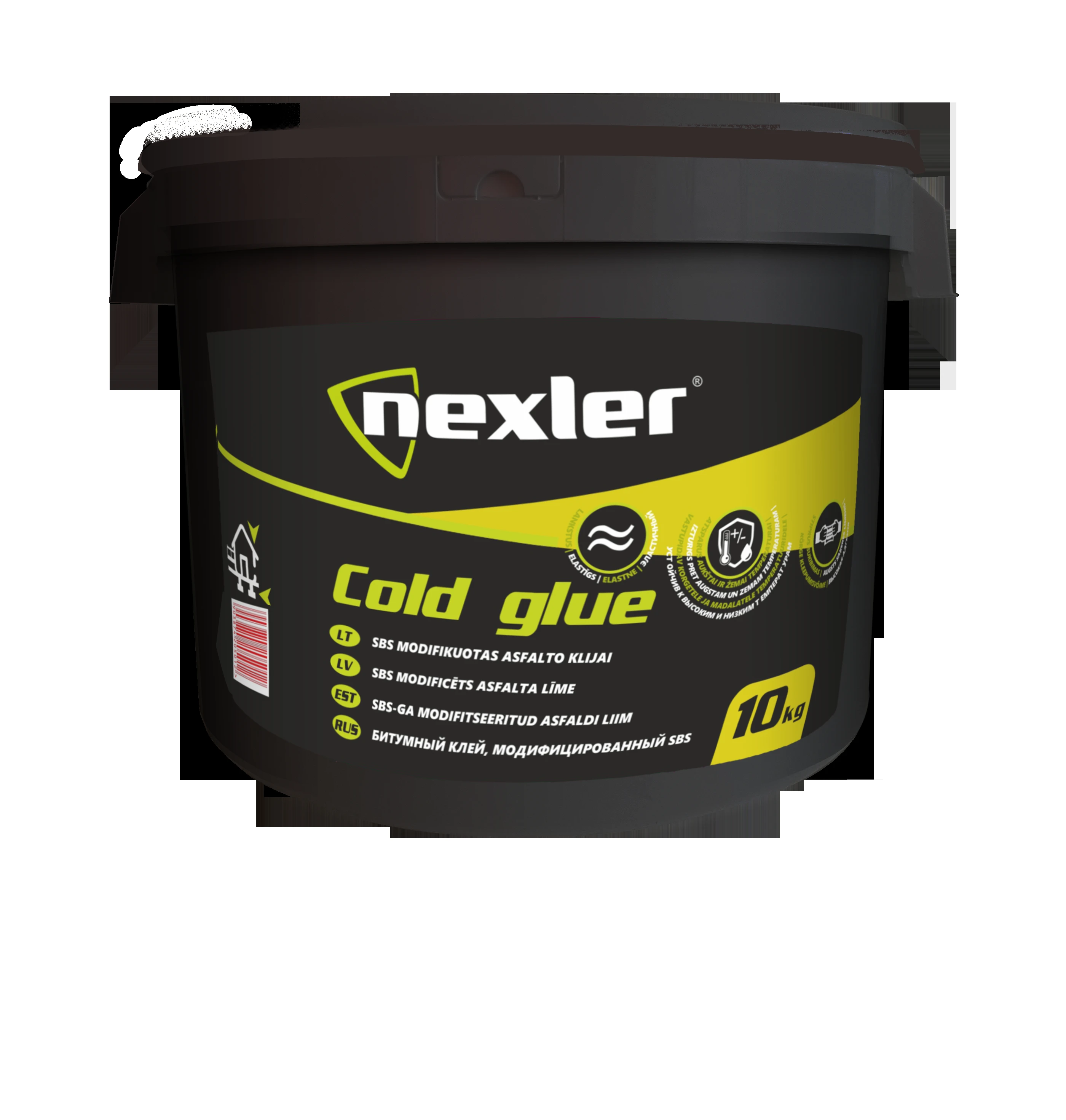 NEXLER Bituma-kaučuka 5kg Nexler Cold-Glue līme