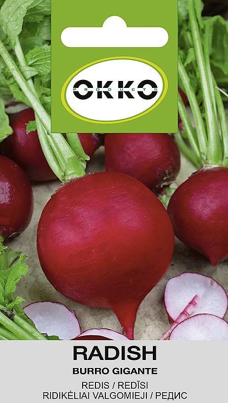 OKKO Sēklas Okko, redīsi BURRO GIGANTE