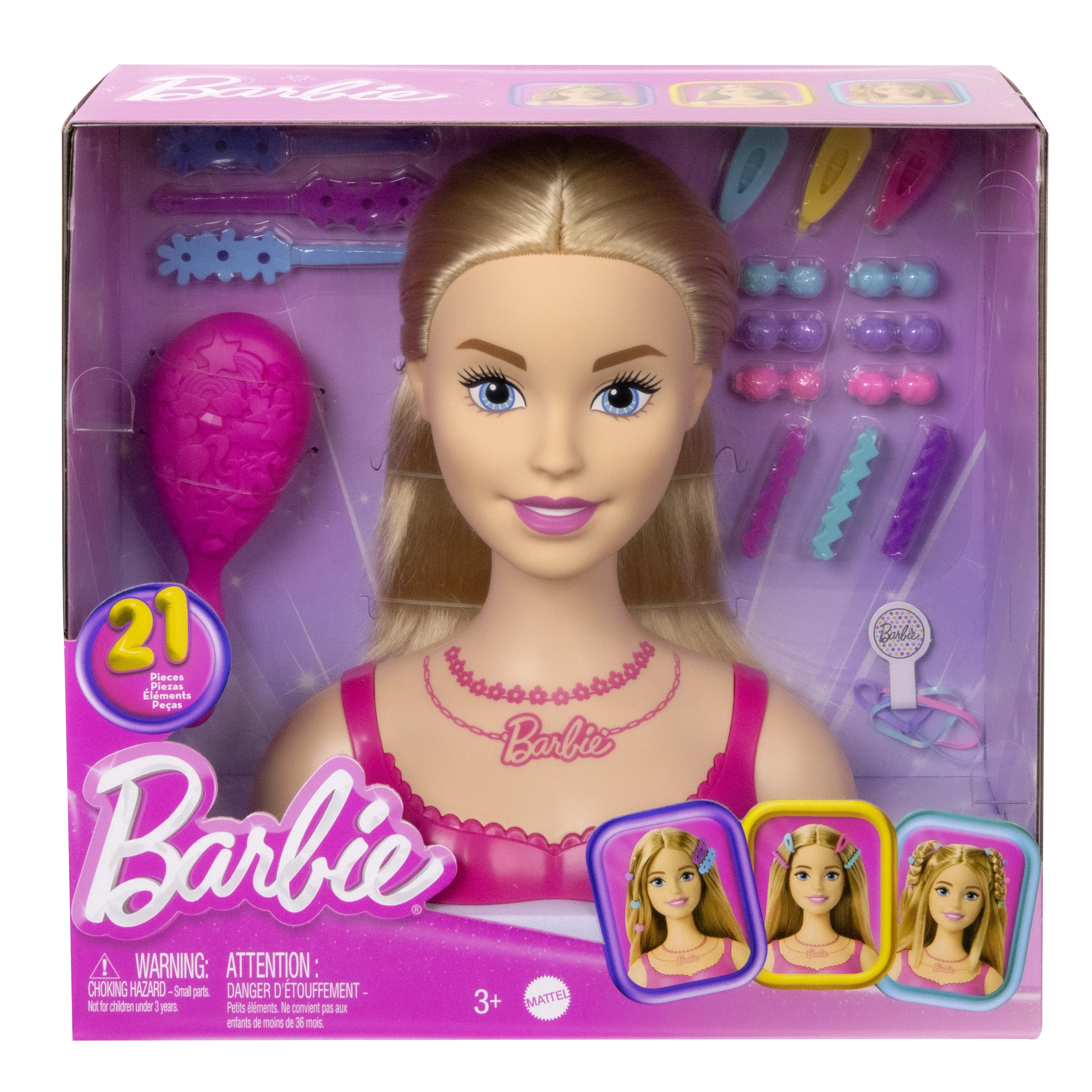 BARBIE Lelles galva ar aksesuāriem Mattel
