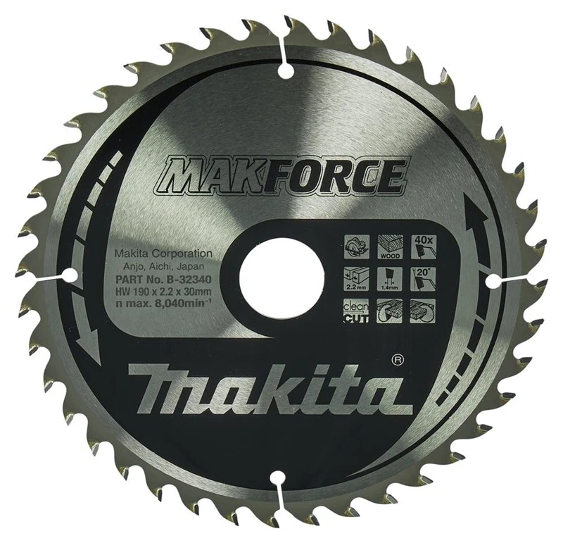 MAKITA Griešanas disks Makita B-32340, 190