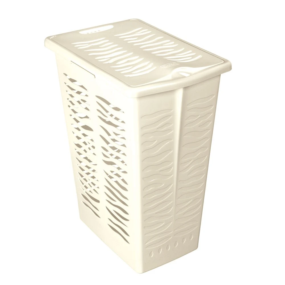 BRANQ Veļas grozs 30L Zebra vaniļas