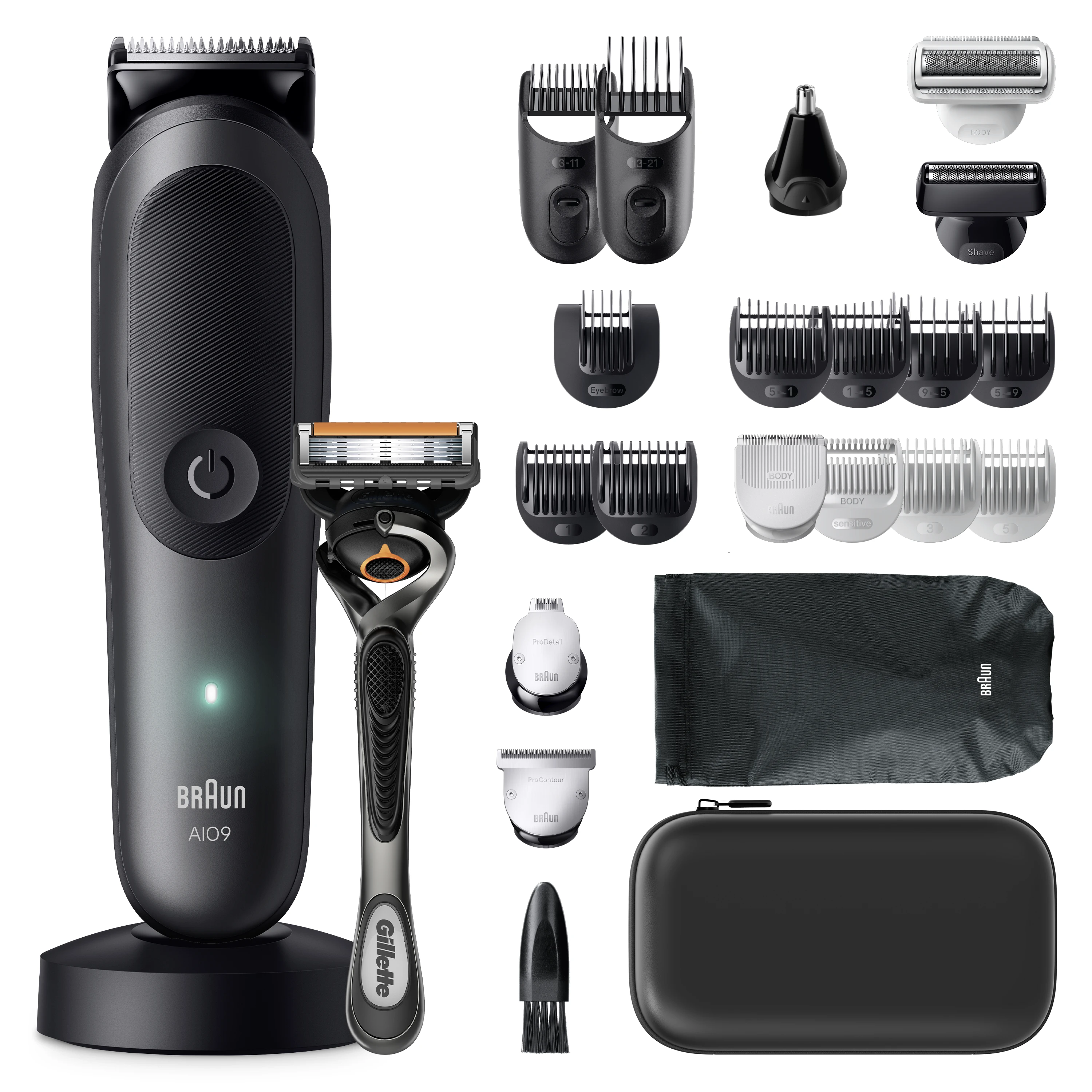 BRAUN AIO9520 Braun Trimmeru Komplekts Viss