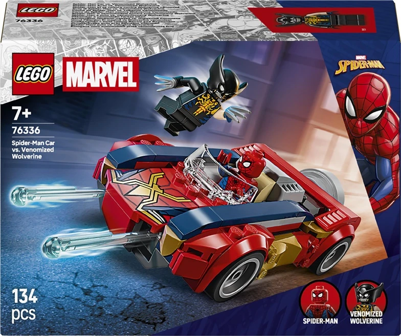 LEGO LEGO Zirnekļcilvēka automašīnas konstruktors 76336