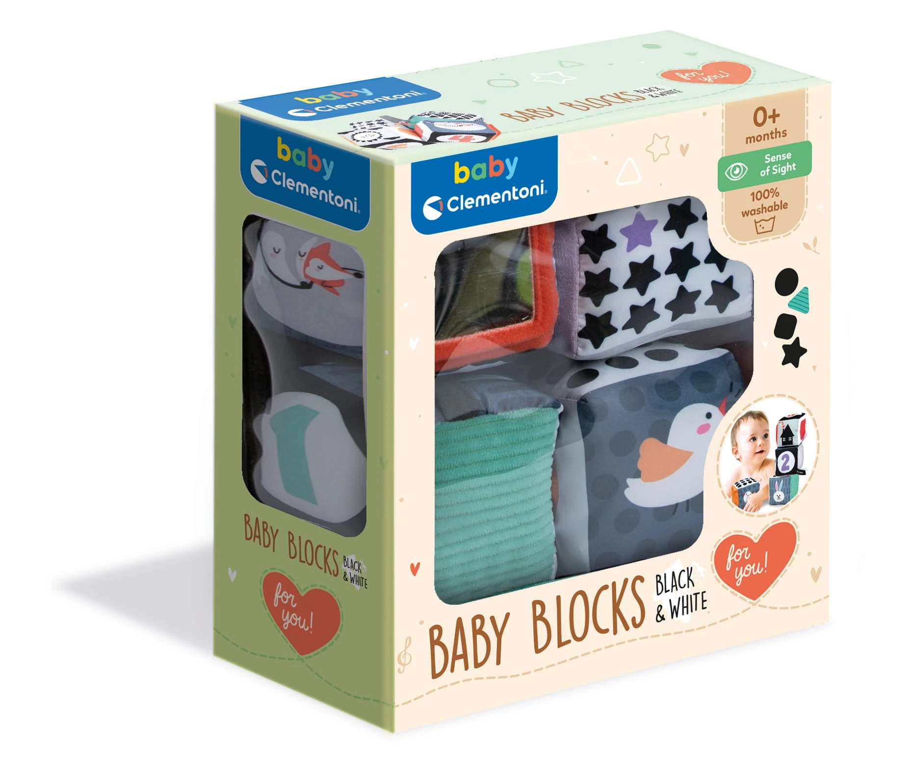 CLEMENTONI Attīstoša rotaļlieta Clementoni Baby Blocks