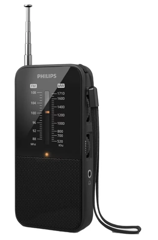 PHILIPS Radio uztvērējs Philips TAR1509/00, melna