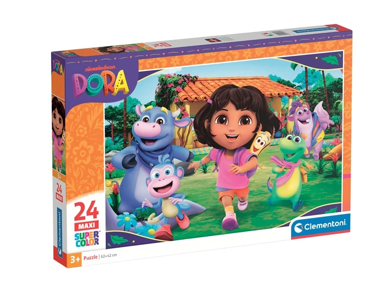 CLEMENTONI Puzle Clementoni Super Color Dora