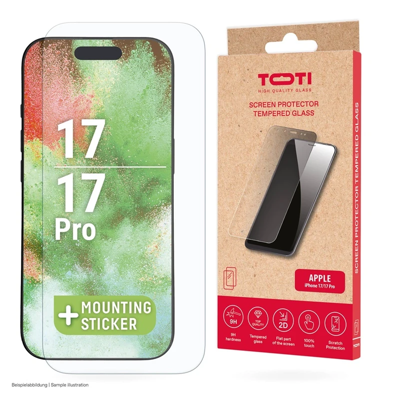 TOTI 2D Ekrāna aizsargs telefonam iPhone