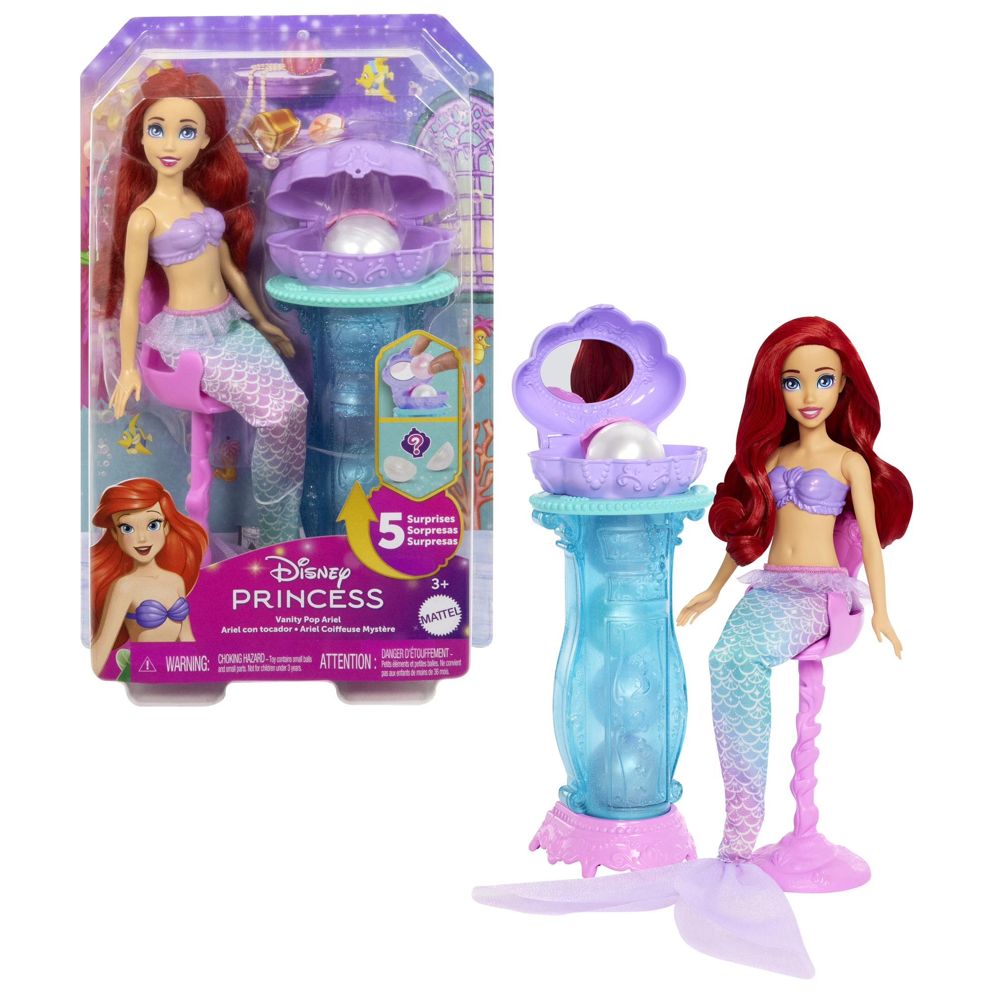 DISNEY Lelle ar aksesuāriem Disney Princess