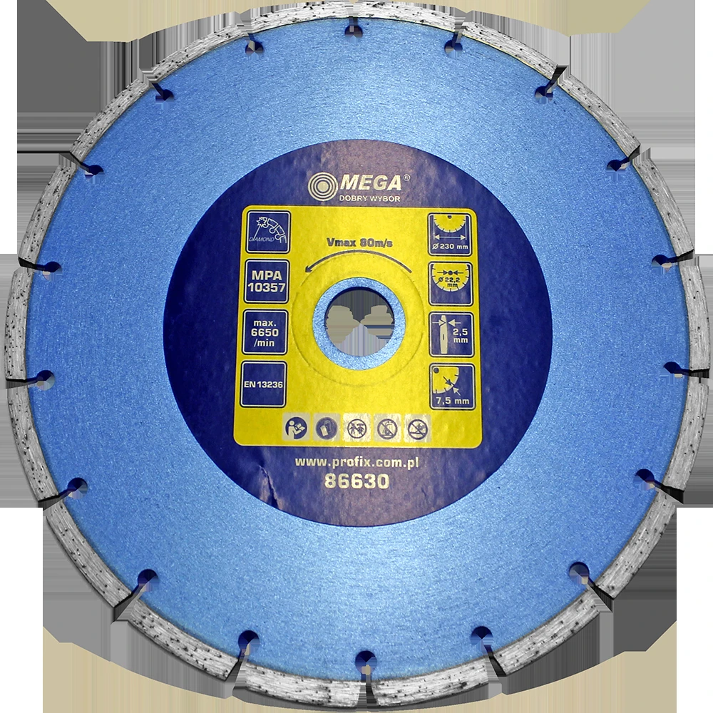 MEGA Dimanta disks BSG 230x22mm betonam