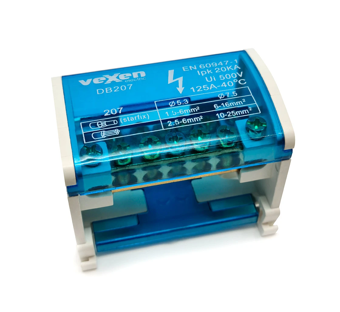 VEXEN ELECTRIC Sadales spaiļu bloks 2x7poles