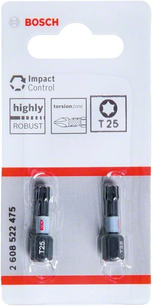 BOSCH Twist uzgalis Bosch 2608522475, T25