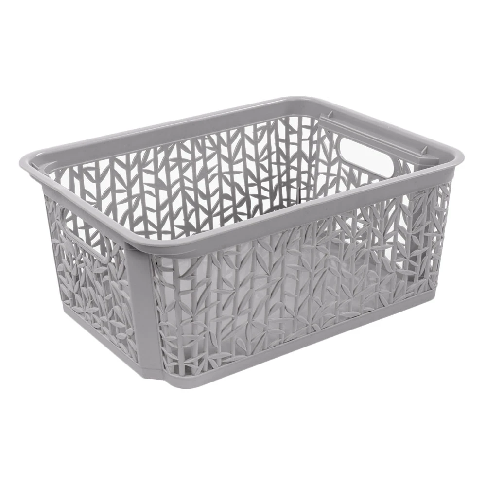 BRANQ Groziņš 29X22X12cm Bamboo, pelēks