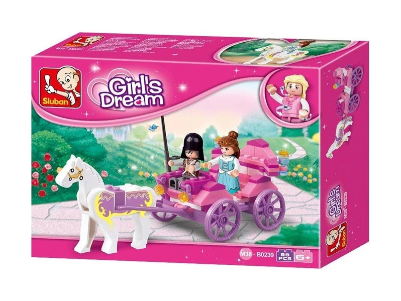 SLUBAN Konstruktors Sluban Princess carriage M38-B0239