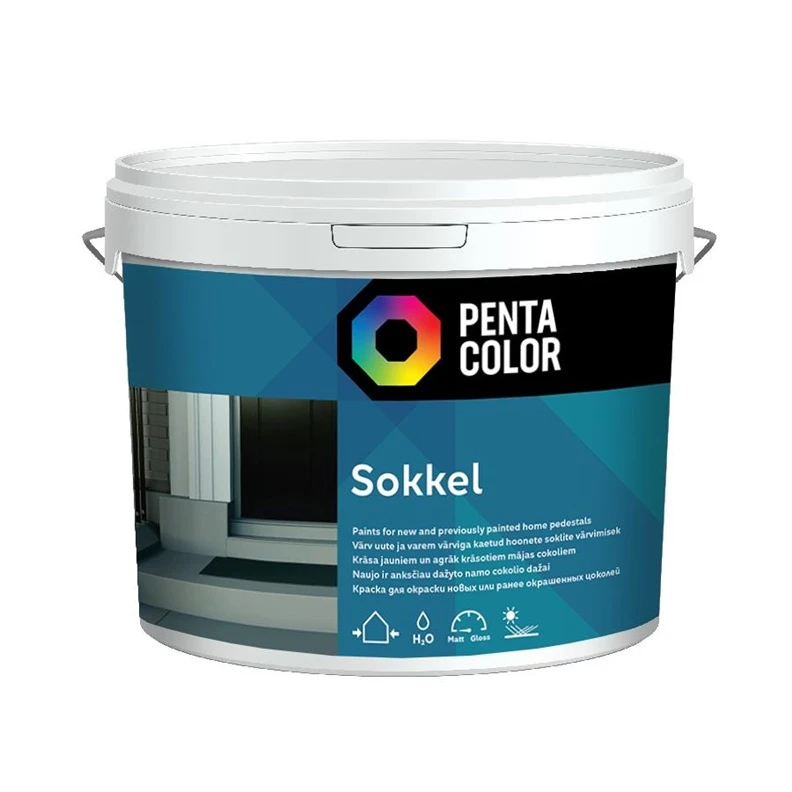 PENTACOLOR Fasādes krāsas bāze Pentacolor Sokkel