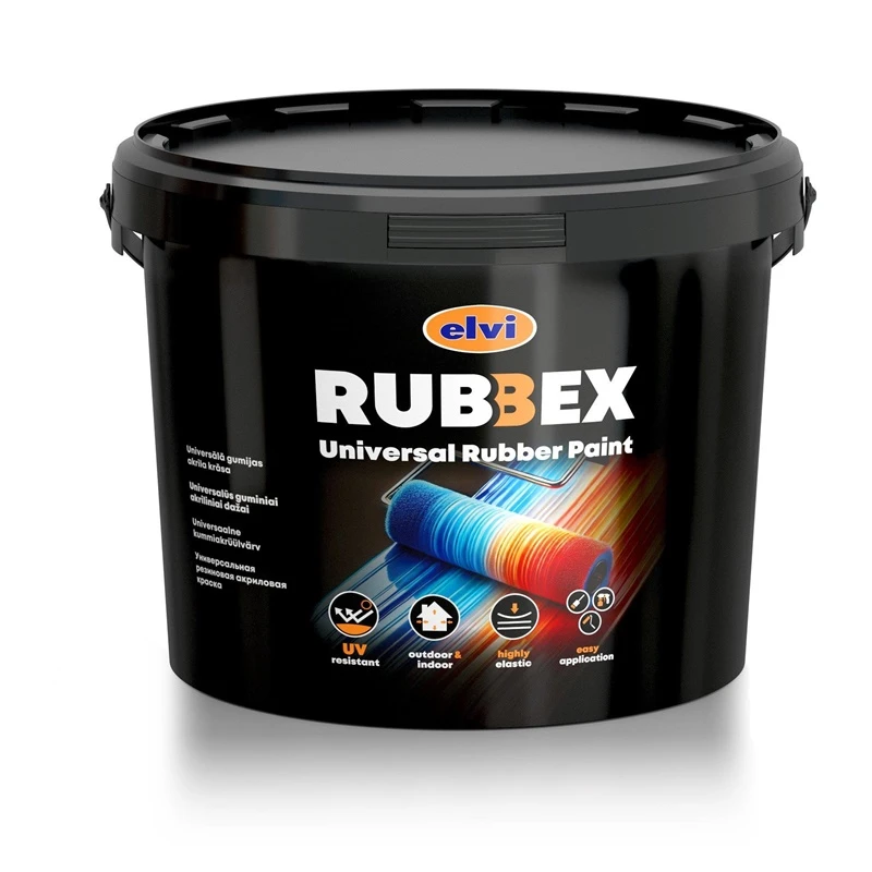 RUBBEX Akrila krāsas uz gumijas bāzes