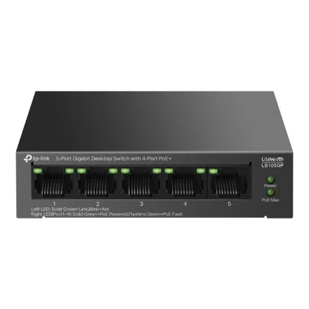TP-LINK Switch-TP-LINK-LS105GP-PoE+ ports 4-LS105GP