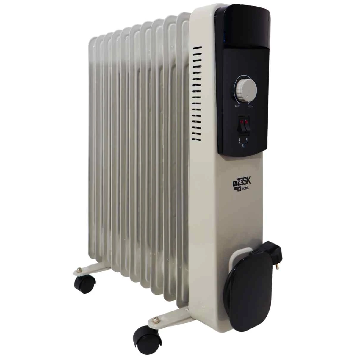 BESK Eļļas radiators 11 sekcijas 2500W