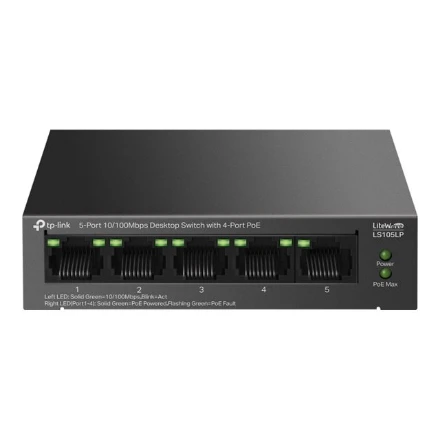 TP-LINK Switch-TP-LINK-LS105LP-PoE ports 4-LS105LP