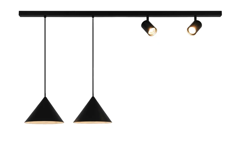 DOMOLETTI Lampa karināms Domoletti Triangle P23022F-2P+2spot