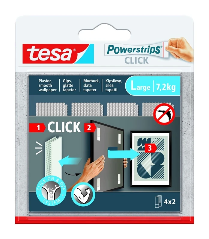 TESA Līmlente Tesa Power-Strips 77722, divpusējs