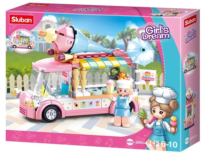 SLUBAN Konstruktors Sluban Ice cream car