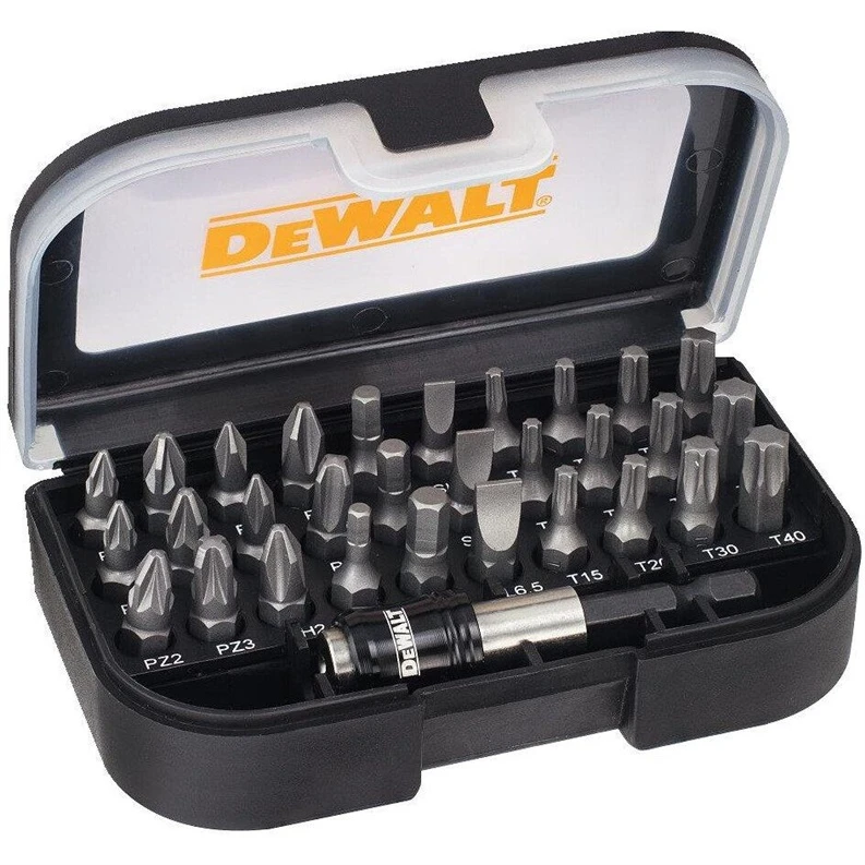 DEWALT SKRŪVGRIEŽA UZG.KOMPL. DEWALT 31GAB