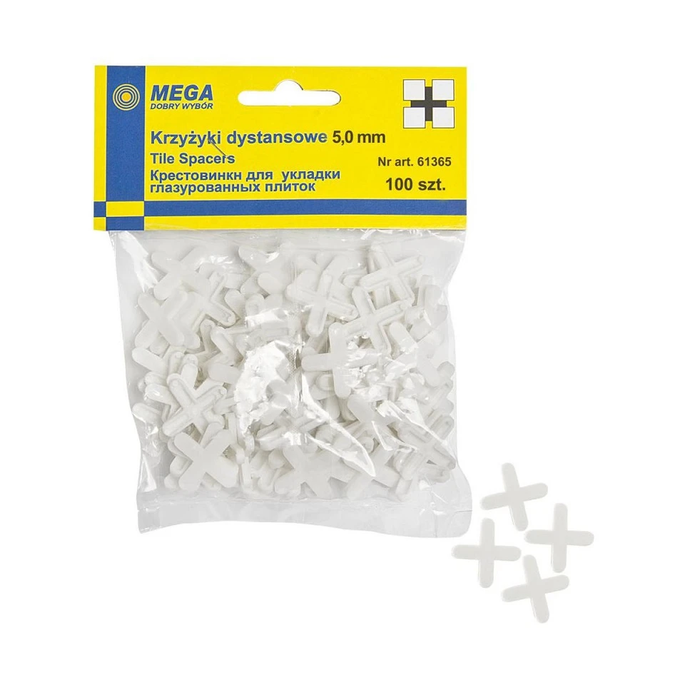 MEGA Krustiņi flīzēm 5mm 100gb